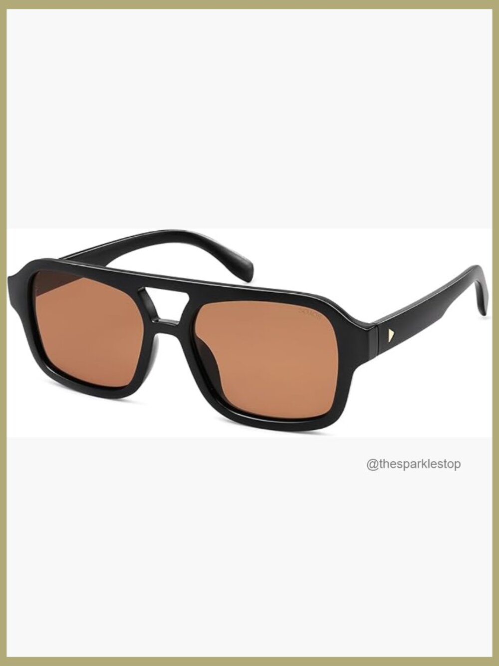 Retro Aviator Sunglasses Polarized Square Designer Inspired Shades
